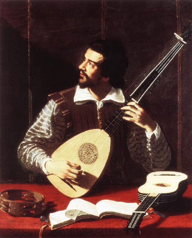 GRAMATICA, Antiveduto The Theorbo Player dfghj